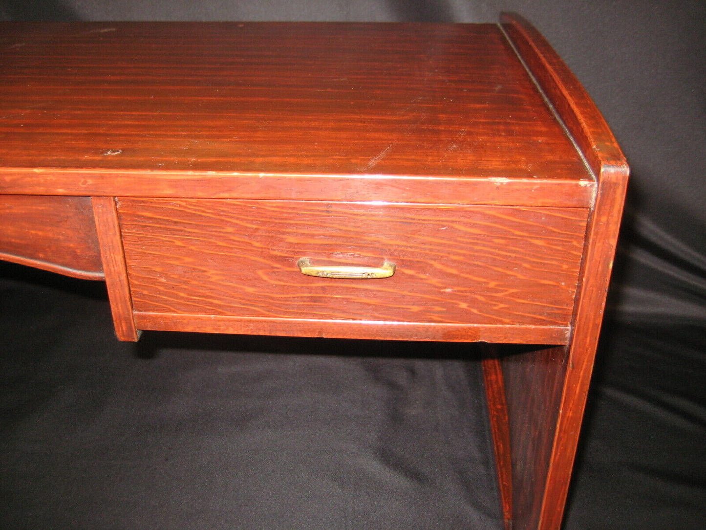 Antique Japanese Meiji Era (C1900) One Drawer Tansu Chest/Desk Zelkova Wood 30"