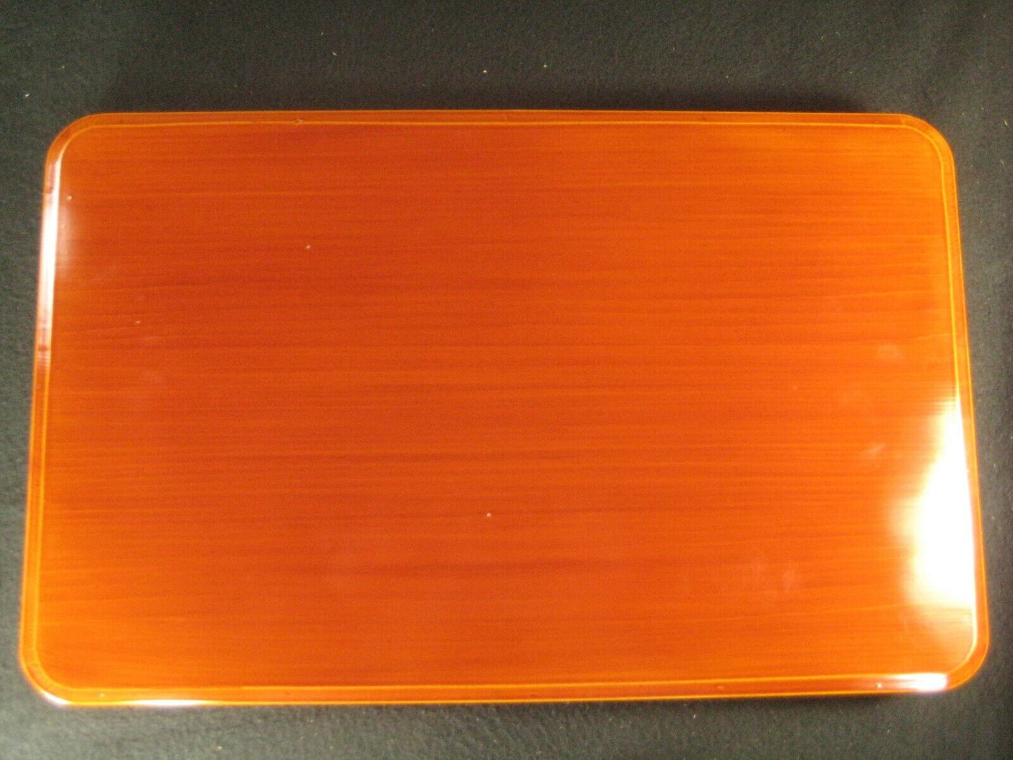 Vintage Japanese Hand Crafted Wood Hida Shunkei Lacquer Tray 18 X 11 1/4"