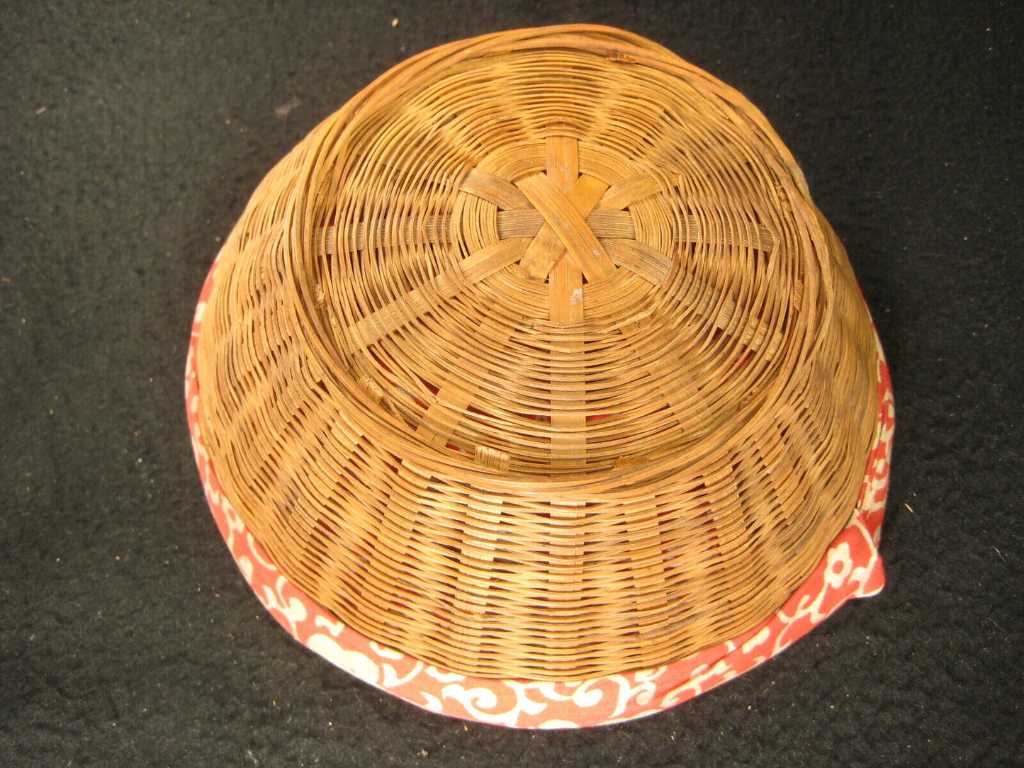Vintage Japanese (C.1950) Signed Tea Ceremony Ceramic Chawan Tea Bowl W/Basket