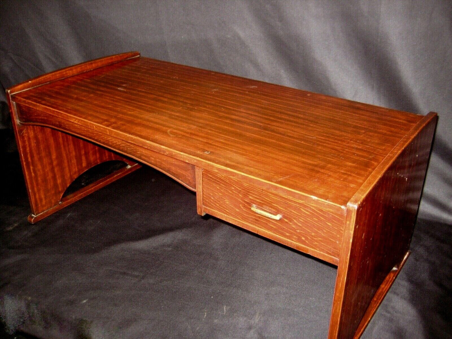 Antique Japanese Meiji Era (C1900) One Drawer Tansu Chest/Desk Zelkova Wood 30"