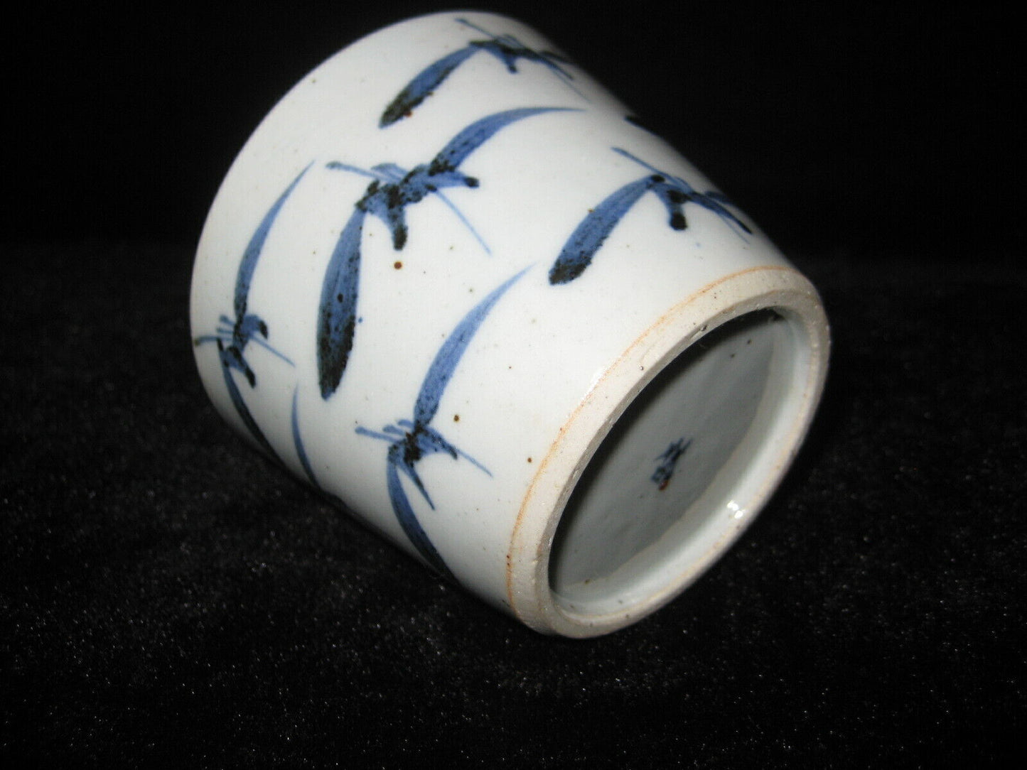 Antique Japanese Meij Era C1910 Imari Signed Sake Cup Sobachoko Ceramic