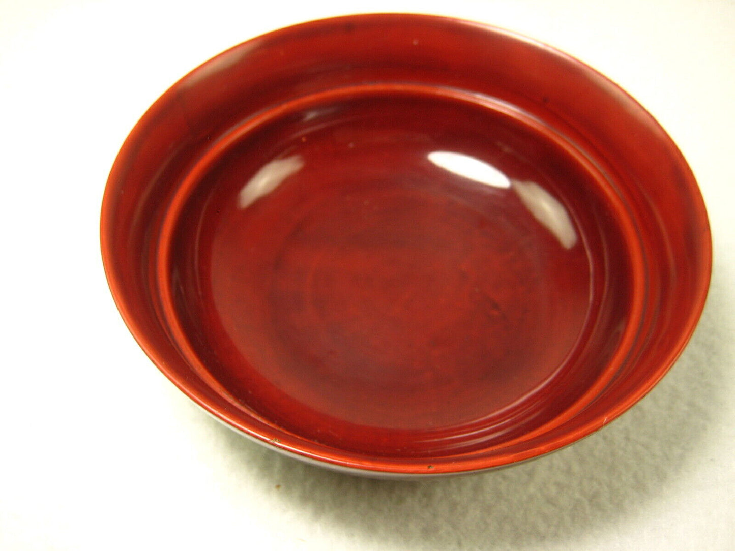 Vintage Japanese Hand Painted Dish Ashtray Bowl Occupied Japan Bamboo Leaves