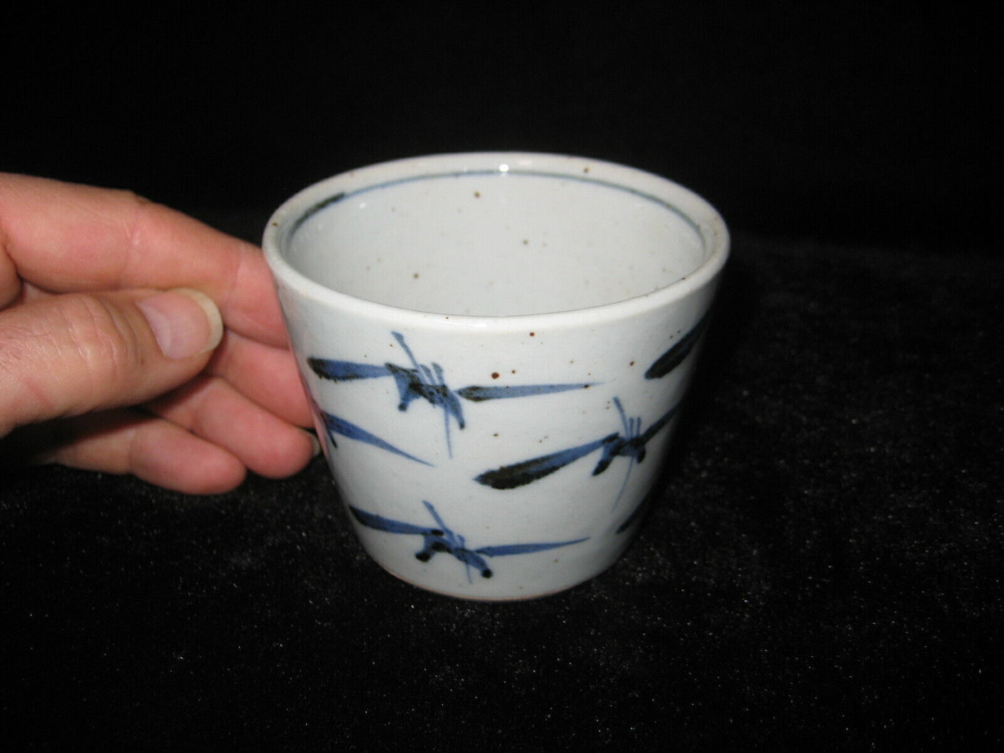 Antique Japanese Meij Era C1910 Imari Signed Sake Cup Sobachoko Ceramic