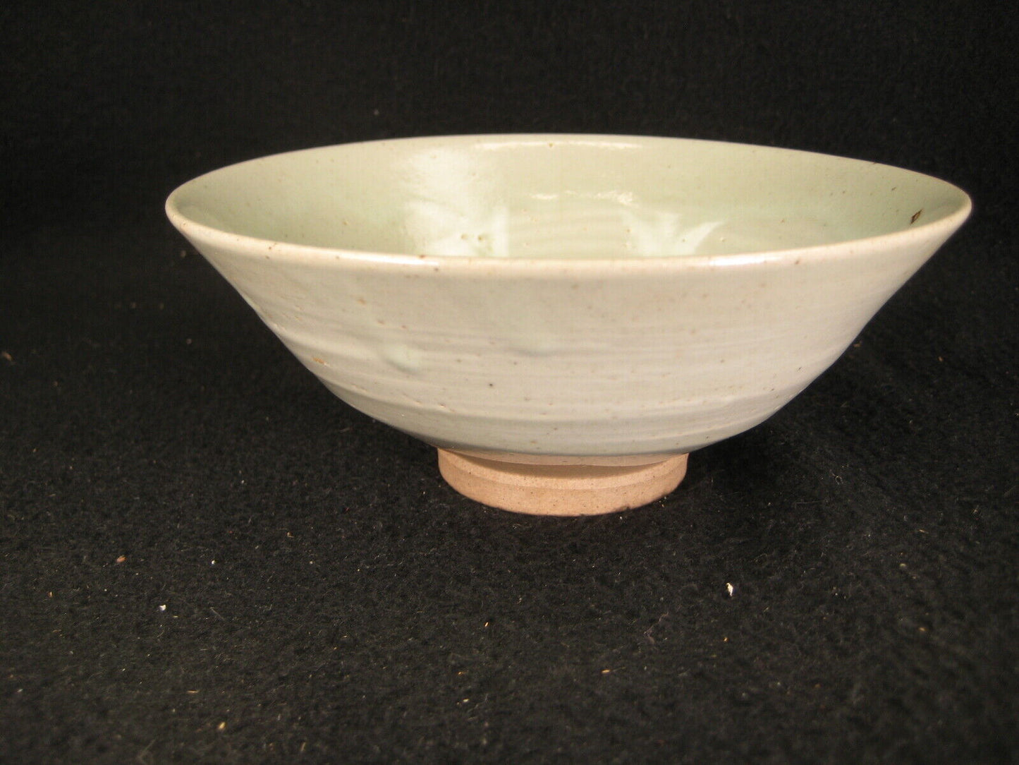 Vintage Japanese (C.1950) Signed Tea Ceremony Ceramic Chawan Tea Bowl W/Basket