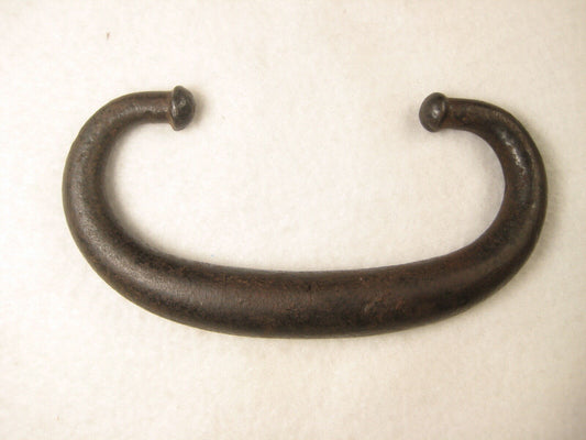 Antique Japanese Meiji Era (C. 1900) Cast Iron Tansu Handle