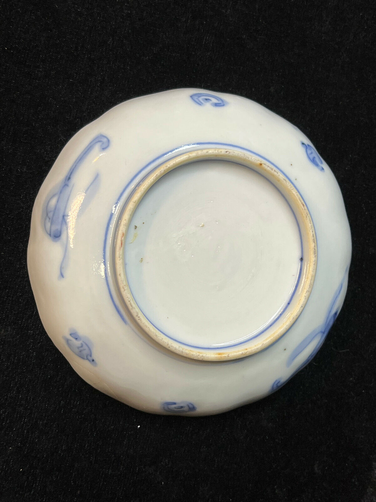 Antique Japanese Edo Era C1860 Imari Ceramic Shallow Bowl Repaired 4.5 ...