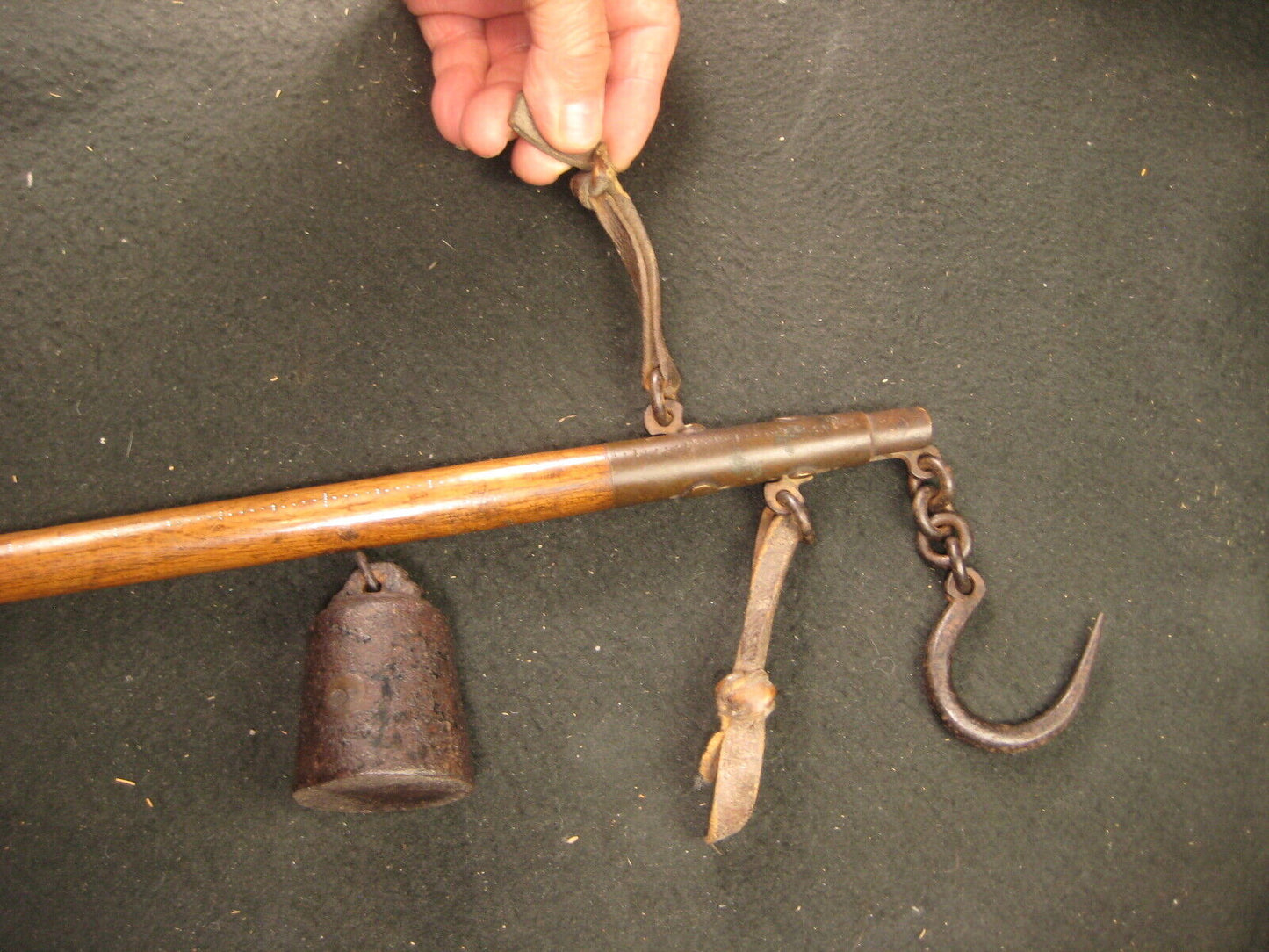 Antique Japanese Meiji Era (C. 1910) Hakari Tenbin Balance Scale Forged Iron