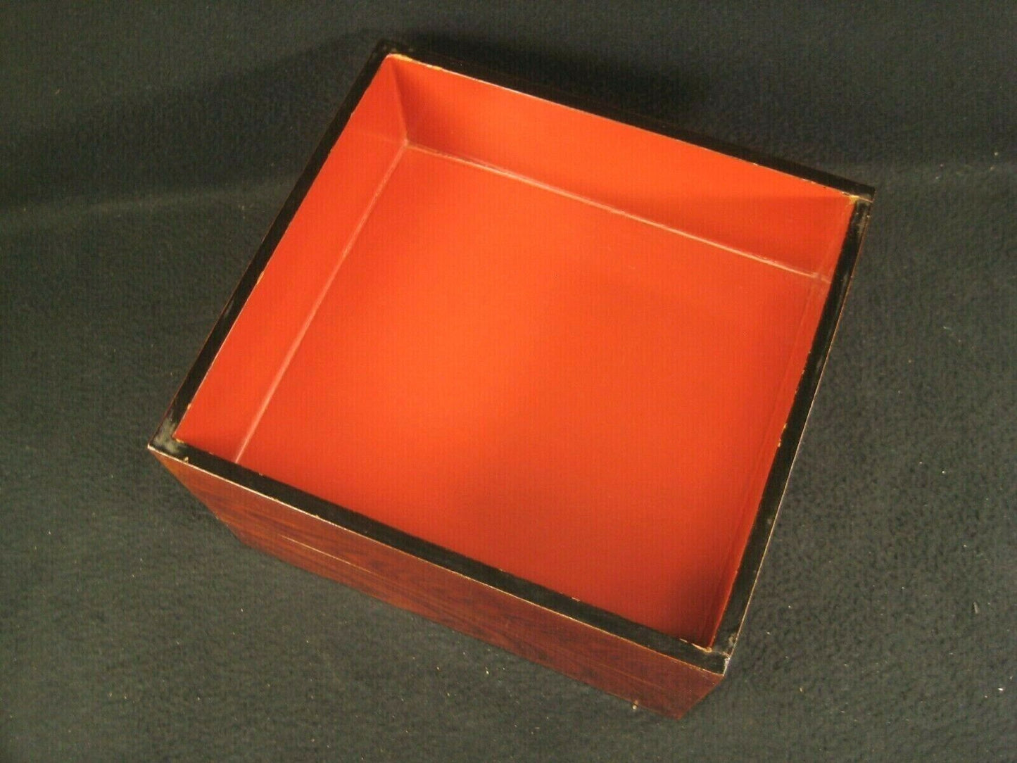 Antique Japanese Meiji Era (C.1900)  Wood & Lacquer Kasaneju Stacking Box