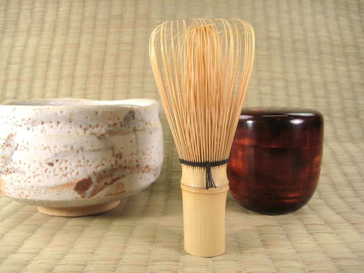 Vintage Japanese Chasen Tea Bamboo Wisk for Matcha w/ Box
