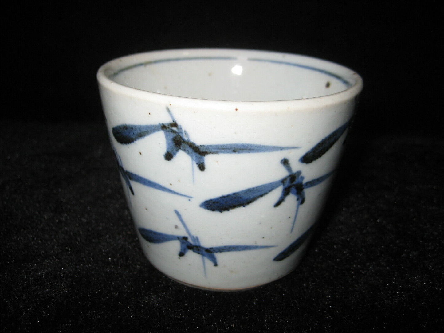 Antique Japanese Meij Era C1910 Imari Signed Sake Cup Sobachoko Ceramic