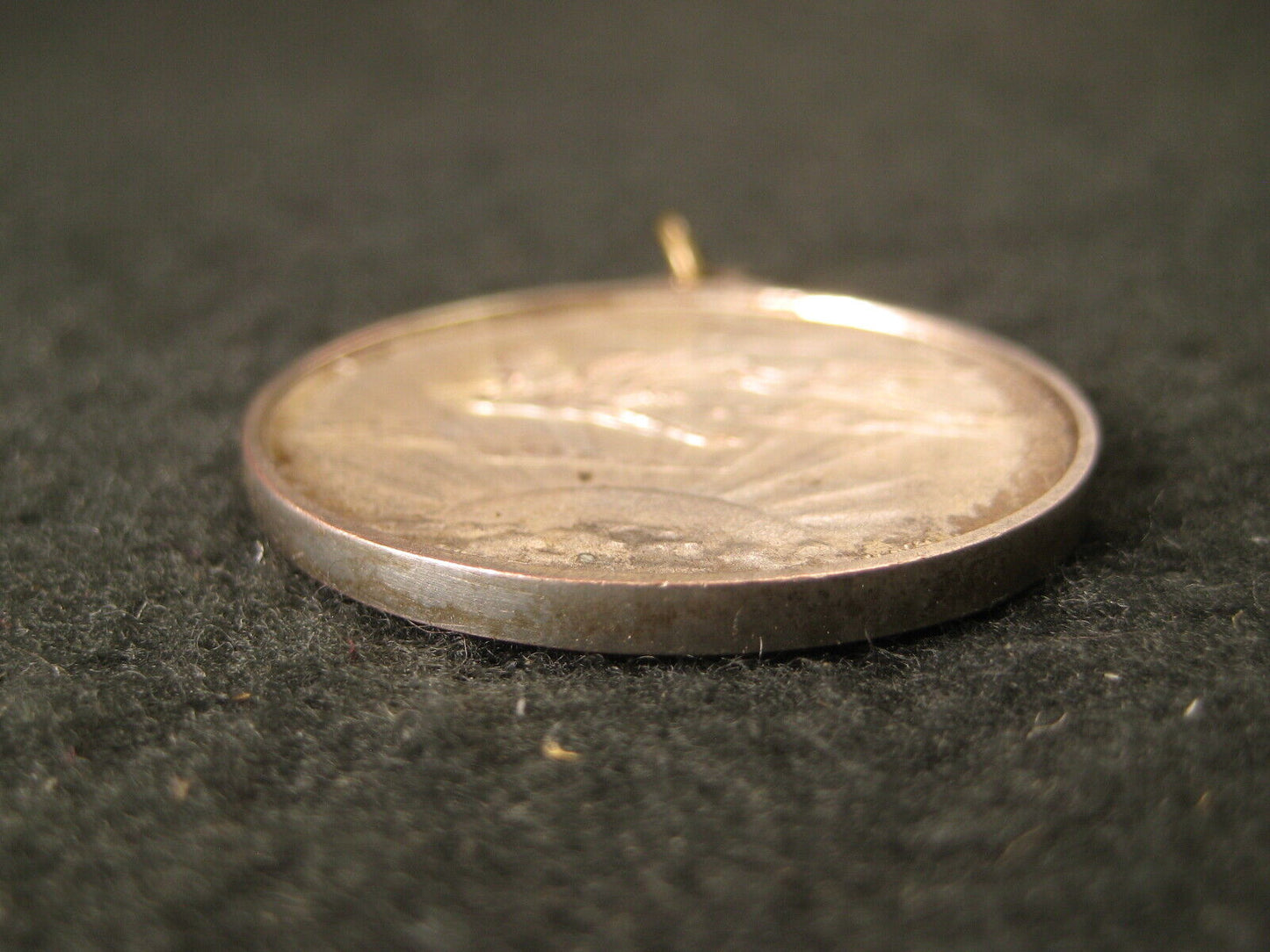 Antique Japanese Silver Medal  Badge Pendant