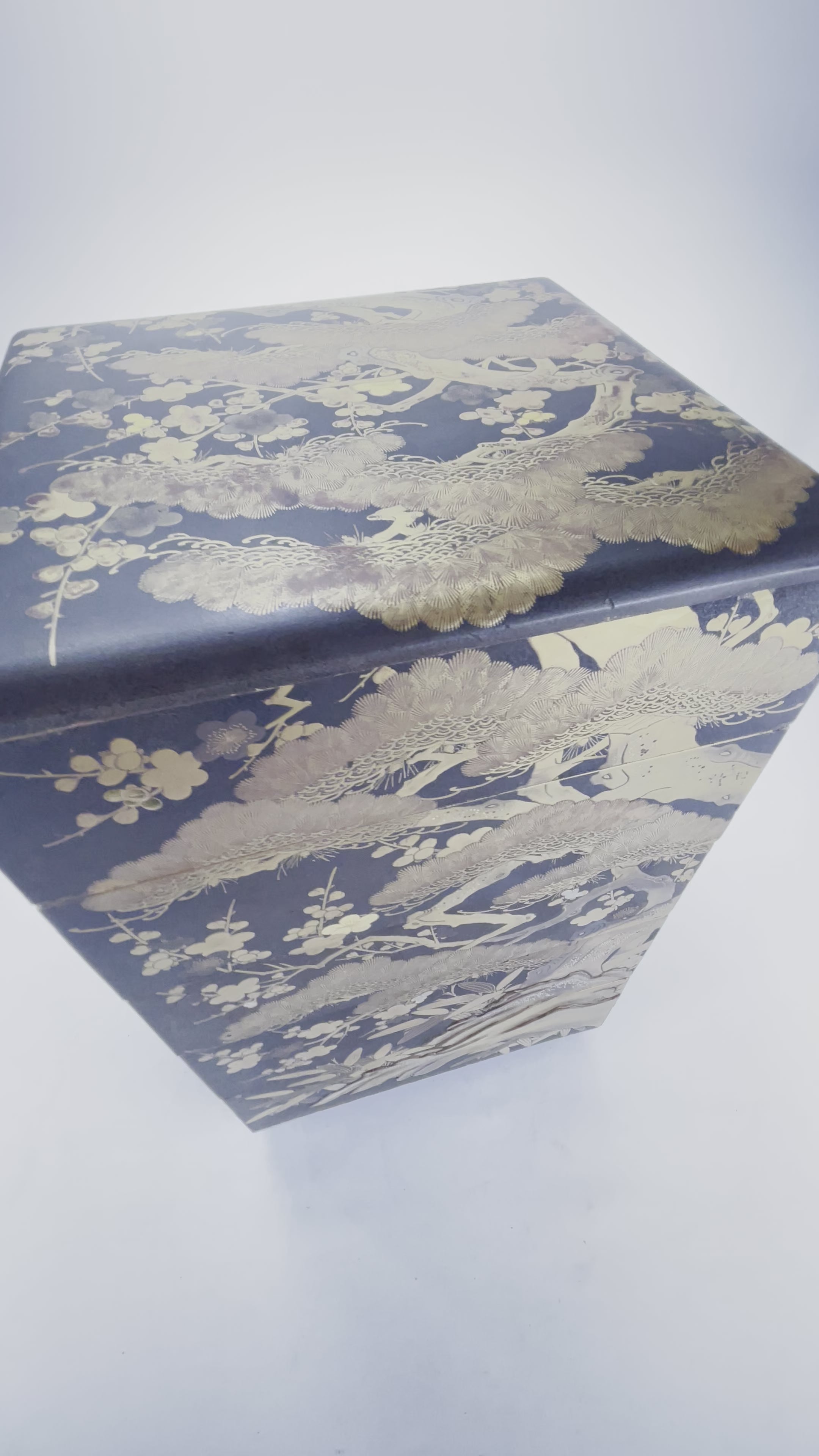 Antique Japanese 400 Year Old Early Edo c.1600 Five Layer Lidded