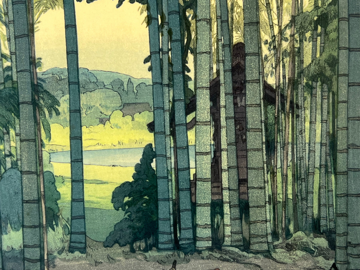 Hiroshi Yoshida Giclée Woodblock Print "Bamboo Wood" 1939 11"x17"