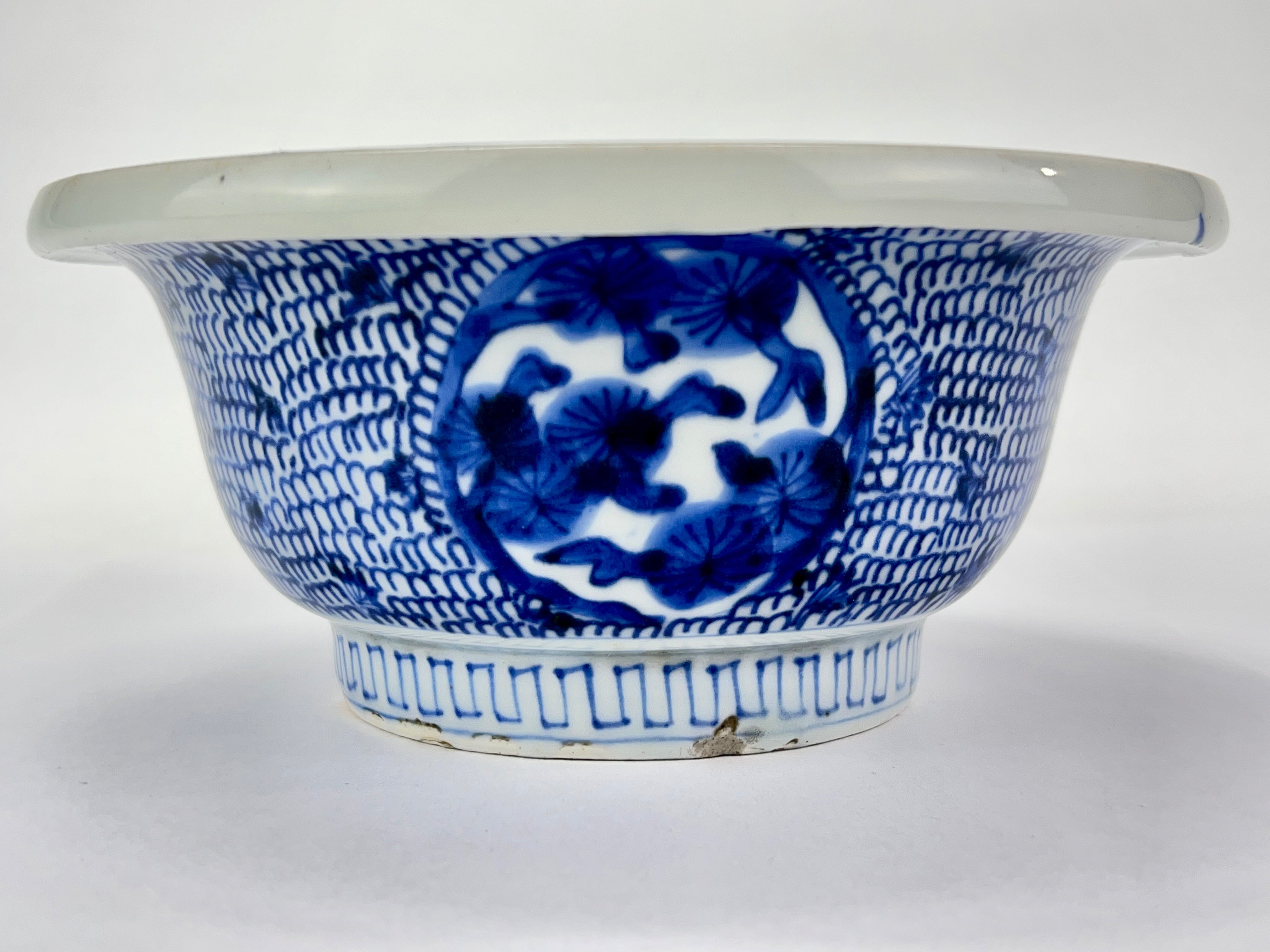 Antique Blue and White Imari Bowl | Antique Porcelain Bowl | Vintage Blue and White Porcelain Bowl fashion