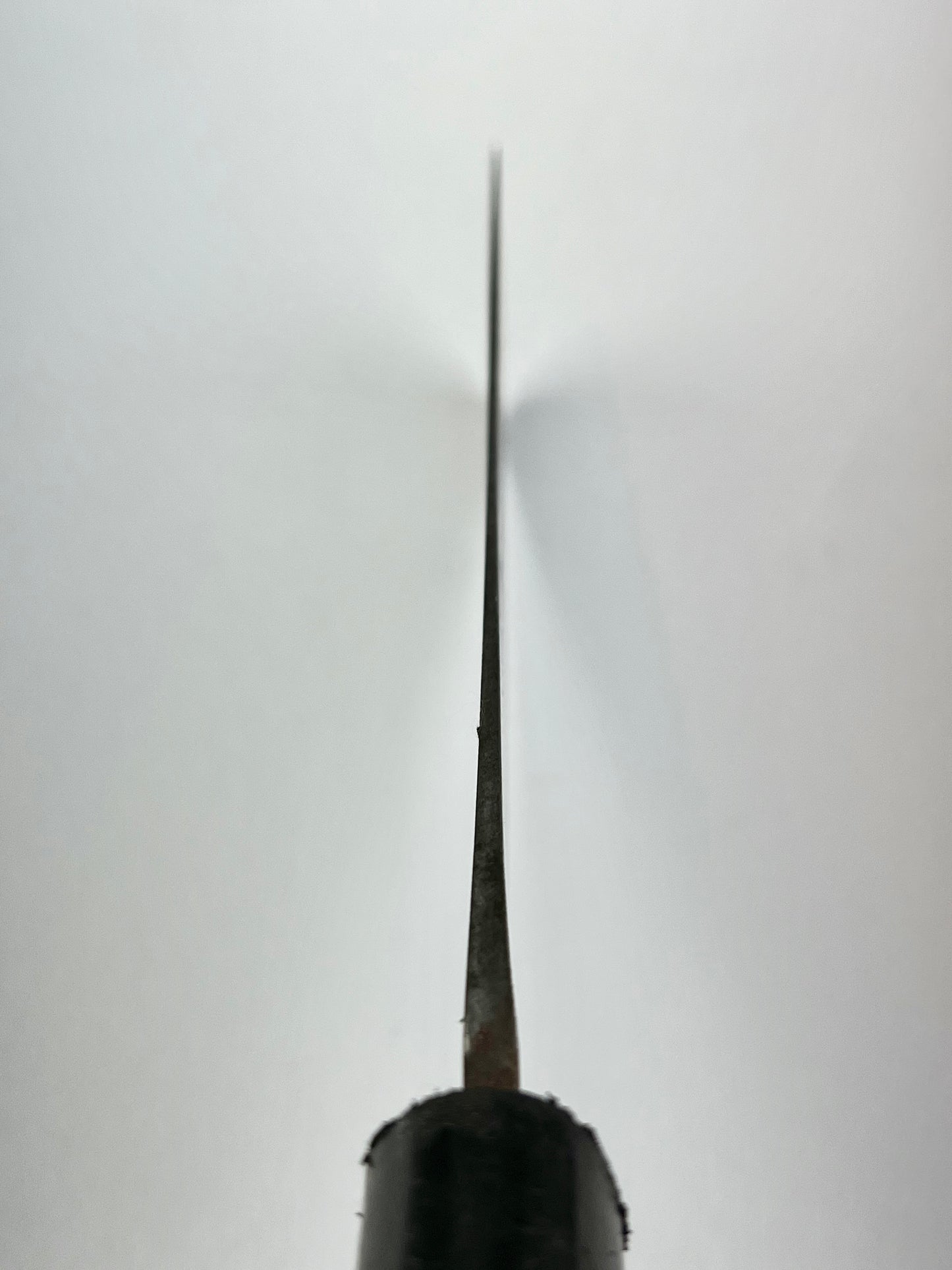 Vintage Japanese Signed Chef's Nakiri Hocho Sushi 6.5" Knife Laminated Samurai Steel