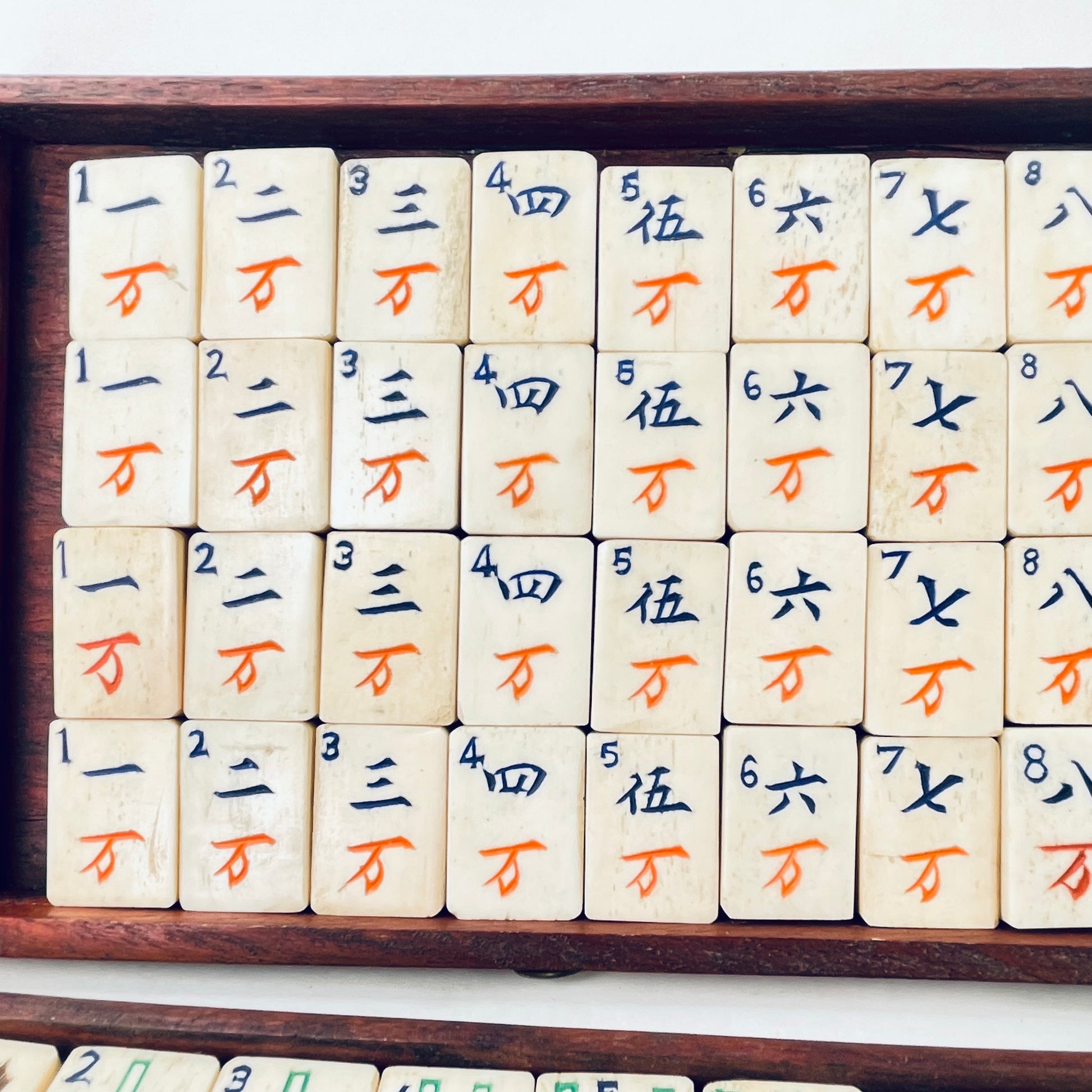 Mahjong Set With Numbers 