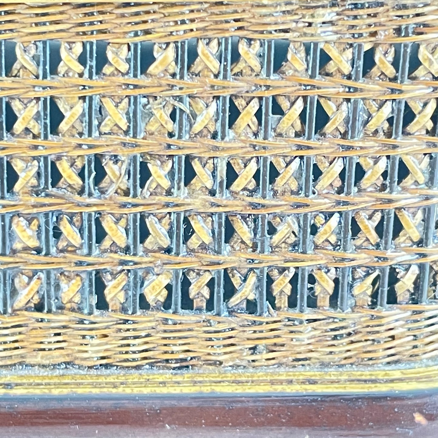 Vintage Chinese 5 Tiered Wedding Basket Fine Weave