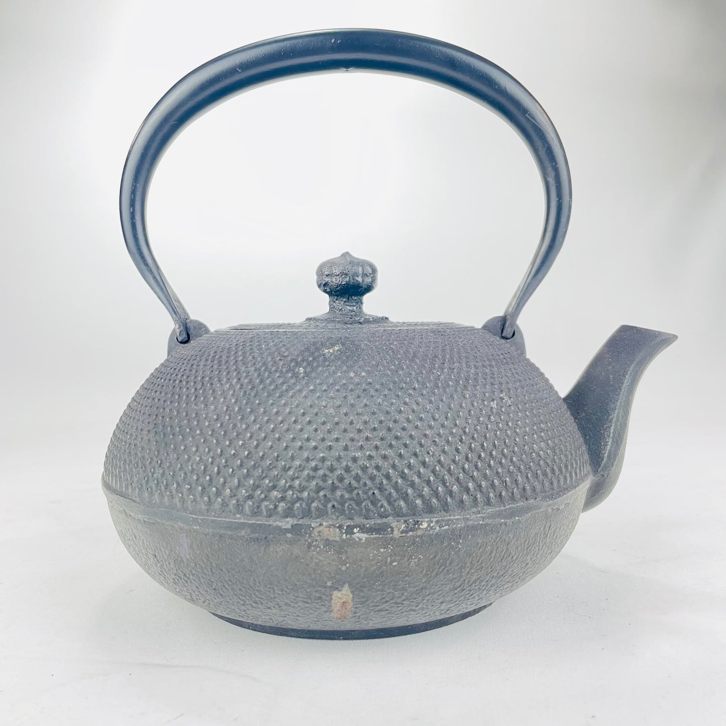 Antique (C.1930) Japanese Iron Kettle Tetsubin Fully Restored Functional 8” Diameter