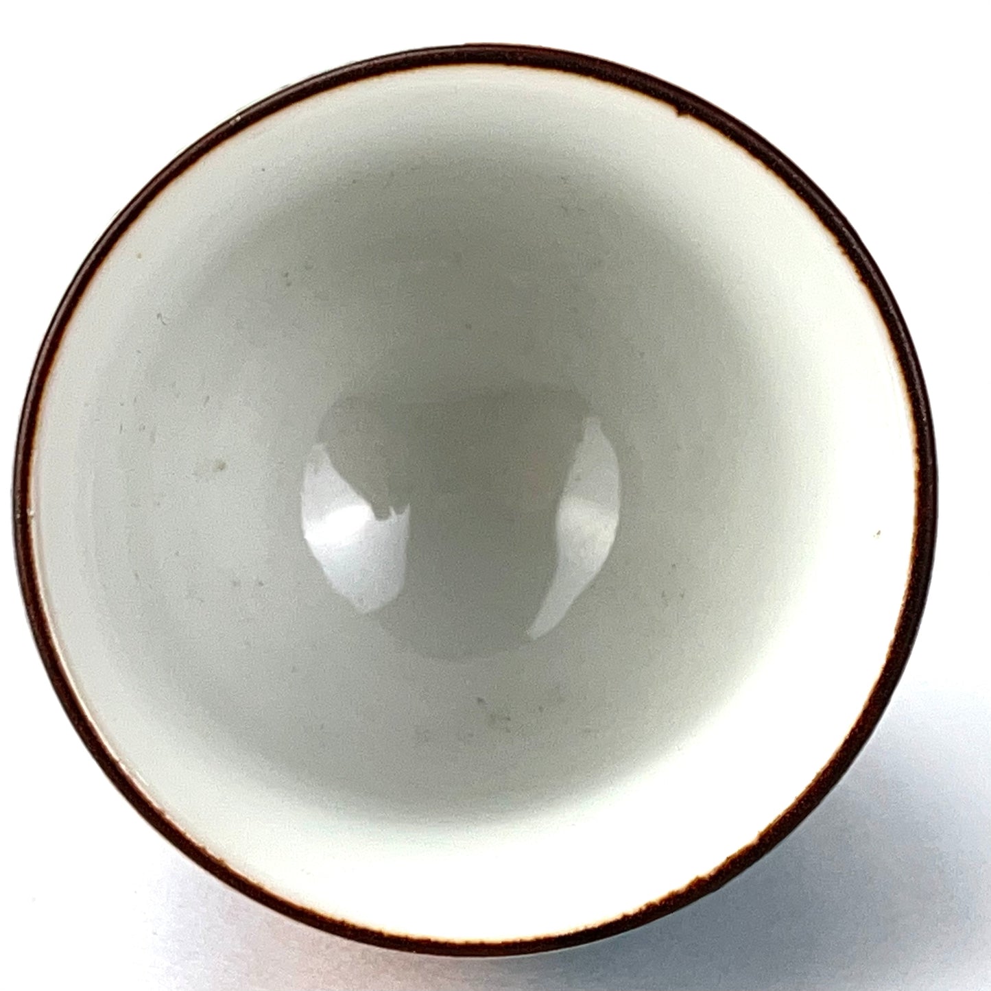 Vintage Japanese Showa Era c.1950's Kutani Ceramic Sakazuki Sake Cup